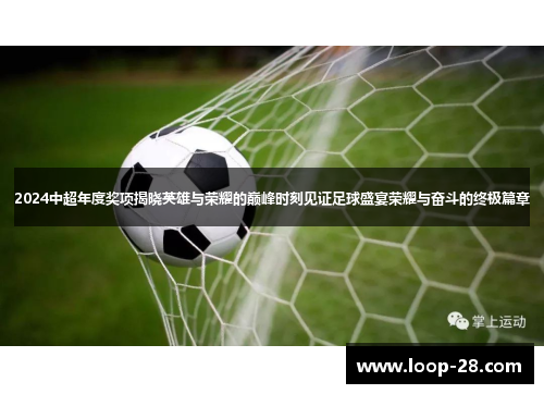 2024中超年度奖项揭晓英雄与荣耀的巅峰时刻见证足球盛宴荣耀与奋斗的终极篇章
