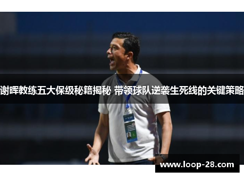 谢晖教练五大保级秘籍揭秘 带领球队逆袭生死线的关键策略